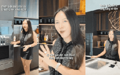 Căn bếp 4 tỷ khiến cư dân mạng "choáng váng" thốt lên: Nhìn là biết gia chủ siêu VIP!
