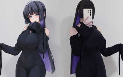 Nữ cosplayer hóa thân chuẩn chỉnh nhất là đây, không phân biệt được đâu là bản gốc