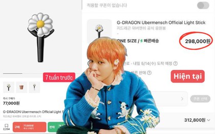 Lightstick G-Dragon phi mã hơn giá vàng, fan Việt điên cuồng MUA!