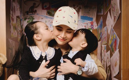 Con gái 4 tuổi nhắc nhở Đàm Thu Trang một chuyện liên quan tới bố Cường Đô La giữa đêm, netizen xuýt xoa xin vía