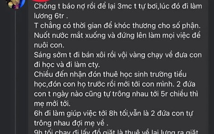 Nếu cảm thấy quá mệt mỏi hãy nhìn những gì mà người mẹ này đã làm: Không tin nổi những gì chị phải trải qua