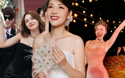 Những bó hoa cưới "linh nghiệm" của Vbiz: Sau màn "xin vía" là những đám cưới cực kỳ hoành tráng
