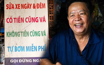 “Gọi đừng ngại” - Tấm biển nhỏ và trái tim lớn của ông chủ tiệm sửa xe 24/7 giữa Sài Gòn