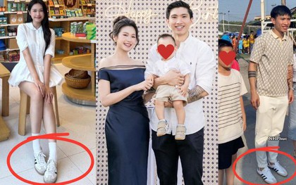 Lỡ đi giày đôi cùng Văn Hậu mặc dù đã cũ, tiểu thư Doãn Hải My bị đồn chồng sa sút, hết tiền