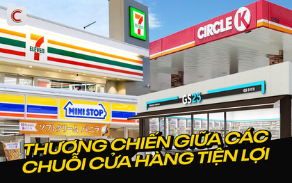 “Thương chiến” cửa hàng tiện lợi: 7-Eleven và Ministop bứt phá, GS25 chững lại sau “Bắc tiến” trong khi FamilyMart đóng cửa 20 điểm bán