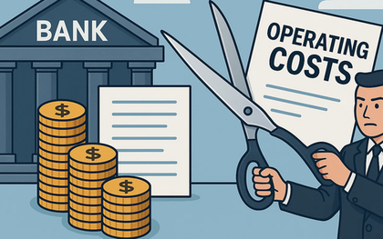 'Trend 'cắt giảm chi phí: BIDV, MB, Techcombank đua nhau tiết kiệm hàng nghìn tỷ đồng, Sacombank bất ngờ 'ngược sóng'