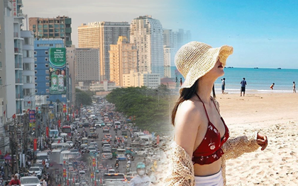 1 thành phố biển “đông chưa từng có” trong kỳ nghỉ lễ 30/4-1/5 năm nay: Nhiều nơi kín phòng, bãi xe chật kín