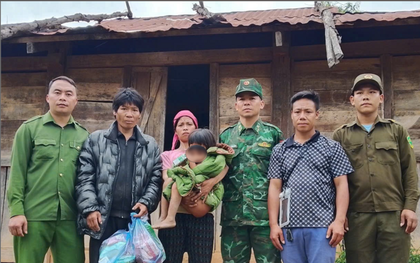 Tìm thấy bé gái 7 tuổi câm điếc đi lạc 2 ngày trong rừng Lai Châu