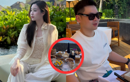 "Dâu hào môn" Đỗ Mỹ Linh tung ảnh hẹn hò Chủ tịch Hà Nội FC ở nước ngoài, bữa sáng thượng lưu gây chú ý