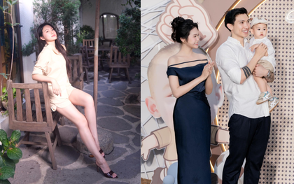 Doãn Hải My tăng 7kg so với thời thi hoa hậu nhưng vóc dáng vẫn nuột nà, đôi chân dài thẳng tắp chiếm trọn spotlight