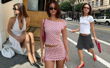 Polka Dot lại thống trị làng thời trang, fashionista và IT girl đình đám đều đã điểm danh, bạn thì sao?