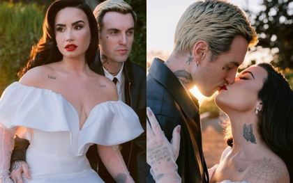 HOT nhất sáng đầu tuần: Demi Lovato "đánh úp" lên xe hoa với bạn trai ca sĩ, loạt ảnh cưới đẹp tựa poster phim gây sốt
