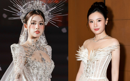 Màn đổ bộ bùng nổ visual: Hoa hậu Tiểu Vy hóa nữ thần, Midu lên hương nhan sắc hậu làm dâu hào môn!