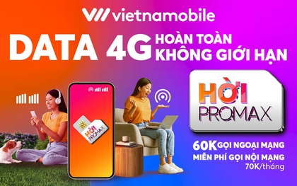 Vietnamobile ra mắt sim hoàn toàn không giới hạn dung lượng data 4G