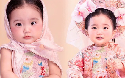 Vẻ đẹp như búp bê của con gái út nhà Khánh Thi-Phan Hiển, đáng yêu cỡ này bảo sao lu mờ bố mẹ nổi tiếng