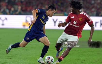Báo quốc tế cho Hai Long điểm rất cao, tiếc vì chưa chọc thủng lưới Man Utd