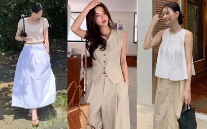 Mặc đẹp rất đơn giản với 10 set đồ màu be mát mắt, trẻ trung và cực kỳ tinh tế