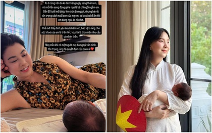 Mẹ đẻ Mai Ngọc sang thăm cháu, hành động sau đó khiến fan vội tặng điểm 10 cho "mẹ ngoại" này