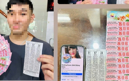 Người đàn ông ở Bình Dương trúng 13 tờ vé số giải độc đắc