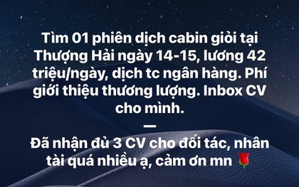 KHÓ TIN: Xuất hiện công việc có mức thu nhập lên tới 42 triệu/ngày, đáng chú ý là chỉ ngồi yên một chỗ!