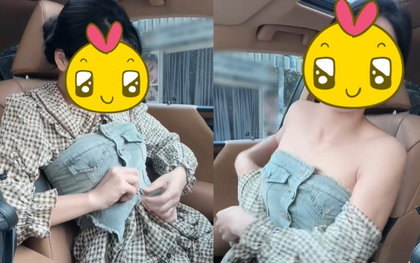 HÓNG: Drama gái xinh thay đồ trên xe hút hơn 3 triệu lượt người vào xem
