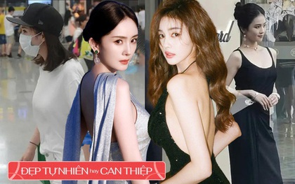 Không thể ngờ 2 nữ thần hàng đầu Cbiz - Dương Mịch, Bạch Lộc cũng bị tật "cổ rùa, lưng gù" xấu xí như thế này