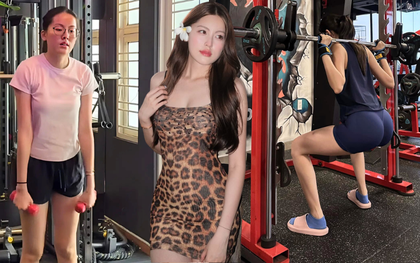 Bạn gái HIEUTHUHAI uể oải vẫn không bỏ gym, kết quả sau 1 năm thành ra thế này