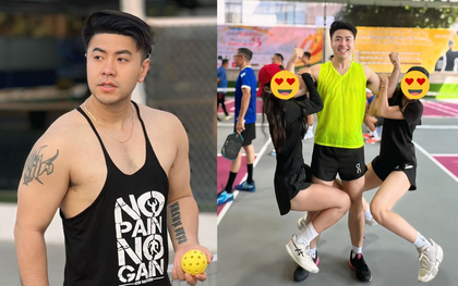 Diện mạo không thể nhận ra của Akira Phan trên sân pickleball, sao giờ trông anh lực thế này?