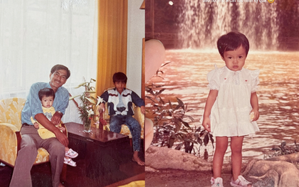 "Nàng dâu hào môn" Tăng Thanh Hà khoe ảnh hồi bé, hoá ra ngọc nữ một thời lại có diện mạo thế này