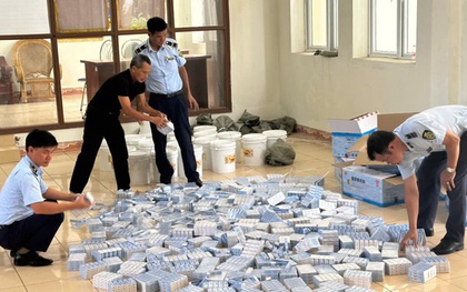 Thu giữ 5.400 tuýp thuốc tân dược và 400 lít sirô mạch nha xuất xứ Trung Quốc nhập lậu