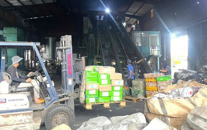 Hình ảnh hơn 30 tấn vú heo, dồi trường, gà ủ muối “bẩn” của một cơ sở kinh doanh