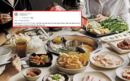 Vừa dính "bão" 1 sao vì chuyện mở nhạc, hàng lẩu nổi tiếng được "cứu nguy" nhờ loạt đánh giá 5 sao: Chuyện gì đây?