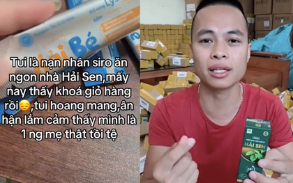 Mẹ bỉm mua sản phẩm siro ăn ngon của TikToker "Gia Đình Hải Sen" cho con uống, đồng loạt "kêu cứu"
