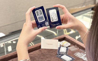 Giá bạc thỏi trong nước tiếp tục phá đỉnh, tăng hơn 41% trong 1 năm qua
