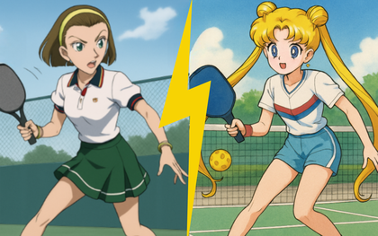 Thuỷ thủ Mặt Trăng, ái nữ tài phiệt Sonoko cùng dàn mỹ nhân manga kéo nhau lên sân pickleball: Trận đấu kinh điển