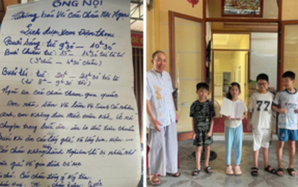 Bảng nội quy của ông nội Thái Bình dành cho "khối nghỉ hè" gây sốt mạng