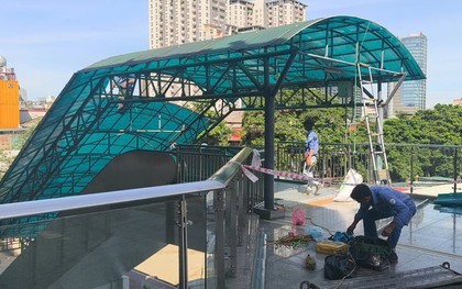 Hanoi Metro khẩn cấp sửa các hạng mục hư hỏng trên tuyến Cát Linh - Hà Đông