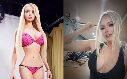 Sau 10 năm tập luyện, "búp bê Barbie sống" vòng eo 47cm giờ đã cơ bắp cuồn cuộn thế này!