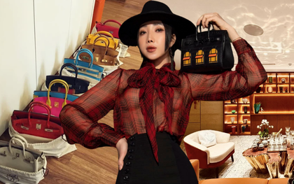 Cún Bông - hot mom 7 con nổi tiếng, sở hữu BST túi hiệu khủng, đang được tìm kiếm trên MXH