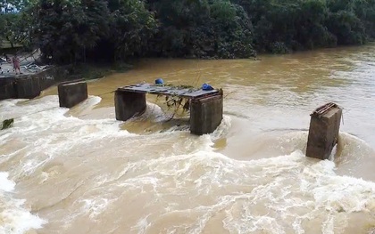 Thái Nguyên: Lũ trên sông Công gây thiệt hại nặng nề cầu cống, giao thông chia cắt cục bộ