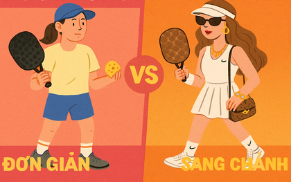 2 kiểu người đối lập trên sân pickleball: Team "liệu cơm gắp mắm" hay team "nhà có điều kiện"?