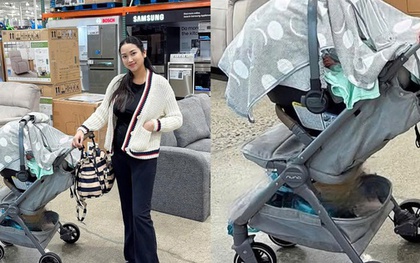 Yến Phương - bà xã ca sĩ Lam Trường: Hot mom kín tiếng nhưng xài đồ rất có gu, xe đẩy cho em bé vi vu giá cỡ 20 triệu