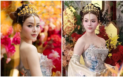 Danh tính cô dâu Sài Gòn xinh đẹp, đội trên đầu vương miệng làm từ 10 cây vàng "gây bão" MXH