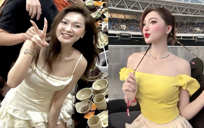 Dụi mắt không nhận ra Ngọc Nữ Top 10 HHHV Việt Nam khi đi chơi với cầu thủ, bị MC Huyền Trang Mù Tạt "chặt đẹp"