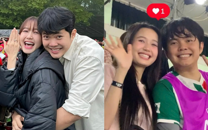 Cặp nhạc sĩ - diễn viên Vbiz lộ diện sau màn cầu hôn gây bão, tướng phu thê thấy rõ!