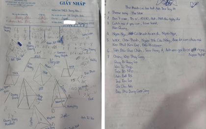 Loạt giấy nháp "gây bão" mùa thi tốt nghiệp THPT