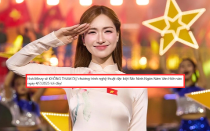 Hòa Minzy đưa ra thông báo quan trọng, liên quan đến sự kiện thành lập tỉnh Bắc Ninh mới