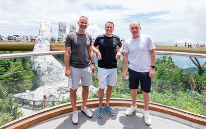 Ba huyền thoại bóng đá Michael Owen, Ryan Giggs, Paul Scholes trải nghiệm Ba Na Hills