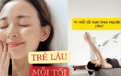 Giữ 1 tư thế trong 2 phút, chị em càng tập càng trẻ lâu: Vừa siết mỡ, vừa giúp mặt nhỏ gọn, da mịn màng