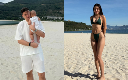 Yến Xuân "đốt mắt" với loạt ảnh bikini bốc lửa bên Văn Lâm, đúng chuẩn mẹ bỉm sữa sexy nhất làng WAGs Việt